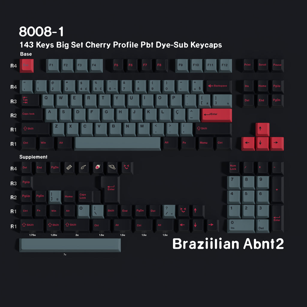 8008-1 layout - Portuguese (BR)