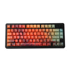 Rustera keycap set — top-down on a clean desk