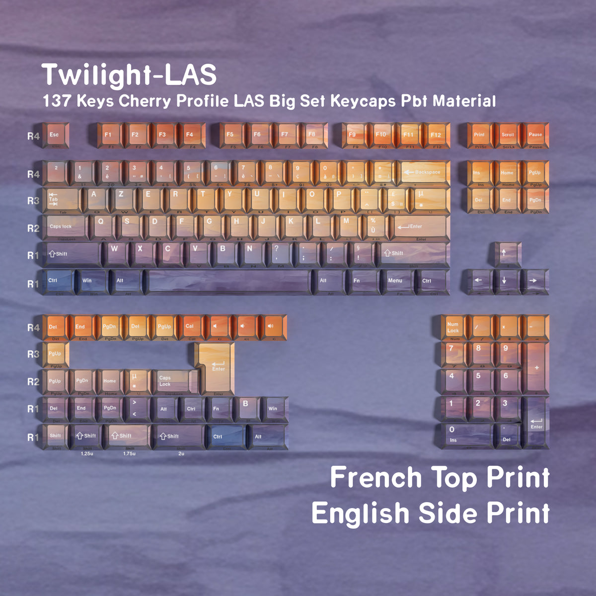 Afterglow LAS — Cherry LAS PBT Keycap Set