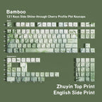 Bamboo Grove — Набор кейкапов PBT Cherry Side-lit