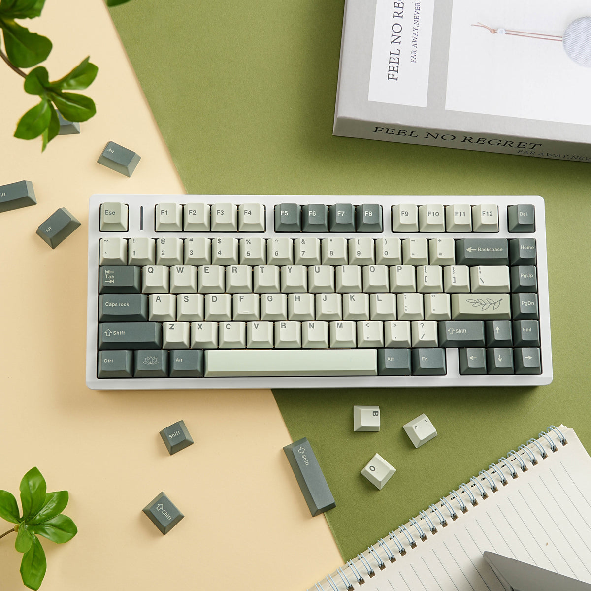 植物园 keycap set lifestyle photo