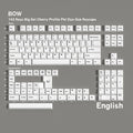 BOW — Cherry Non-translucent PBT Keycap Set — English layout