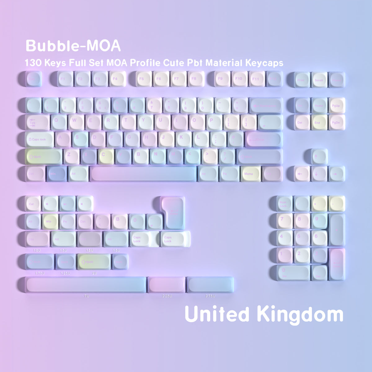 Bubble MOA — MOA PBT Keycap Set