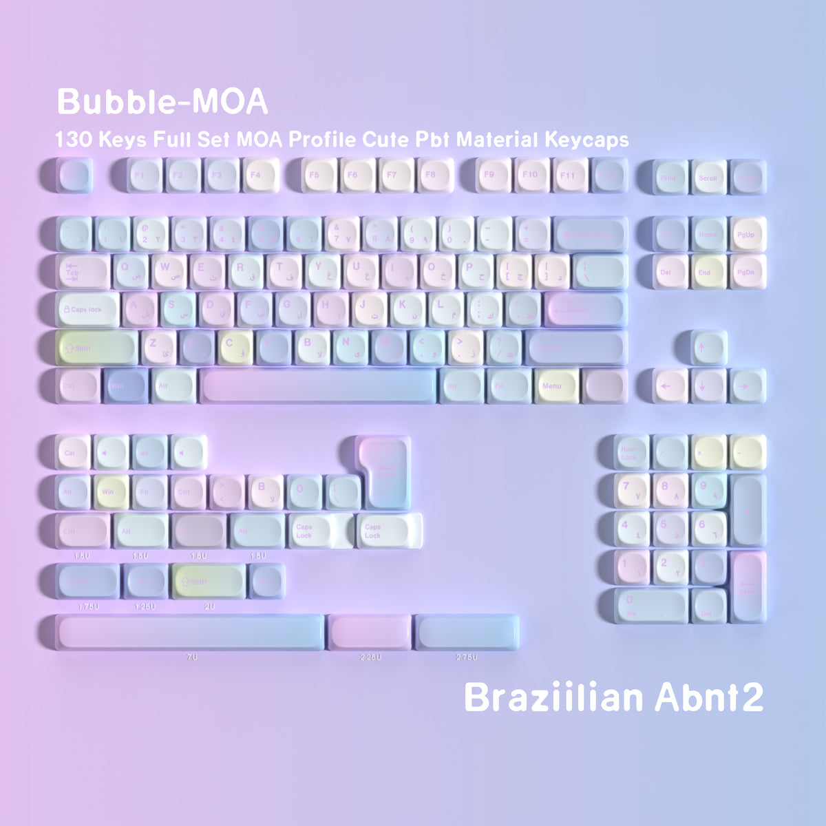 Bubble MOA — MOA PBT Keycap Set