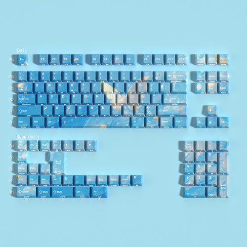 Butterfly Of Azure keycap set — English layout