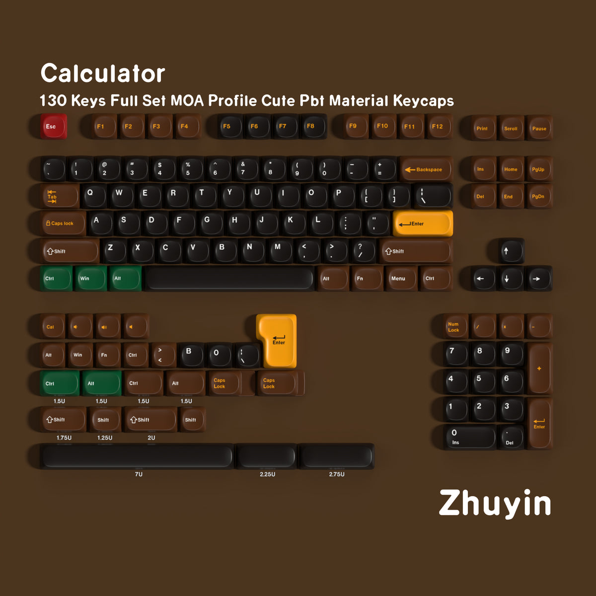 Calculator — MOA PBT Keycap Set