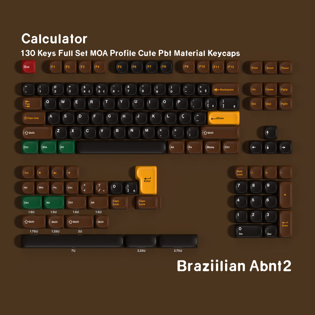 Calculator — Набор кейкапов PBT MOA