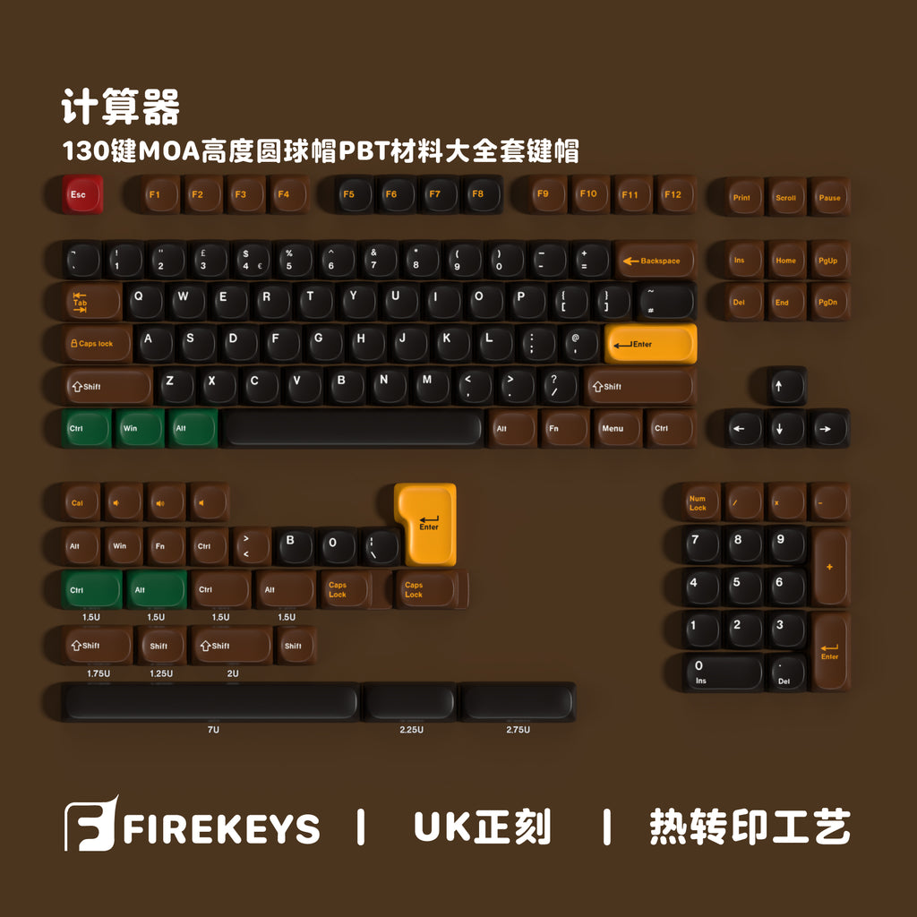 计算器 keycap layout render