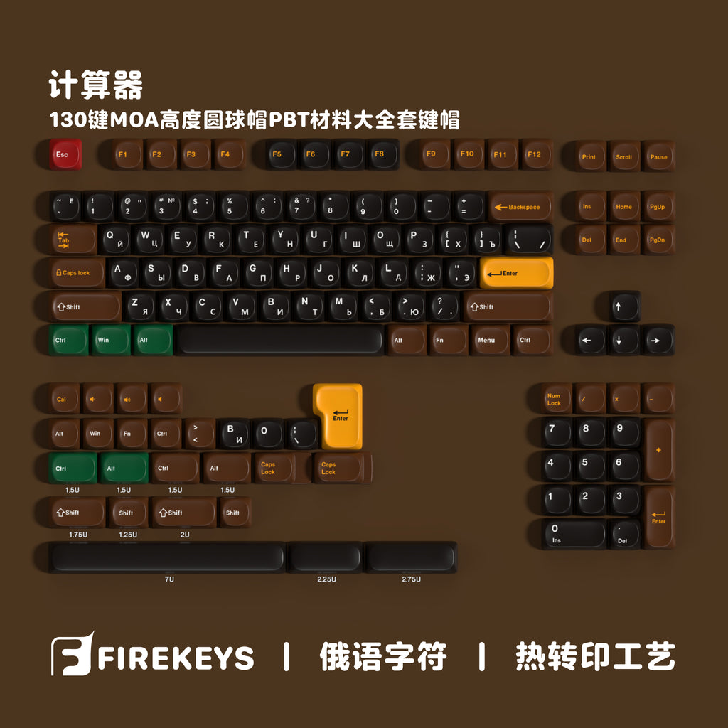 计算器 keycap layout render