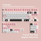 Calendar keycap set — French layout