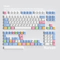 Chalk — Cherry Non-translucent PBT Keycap Set