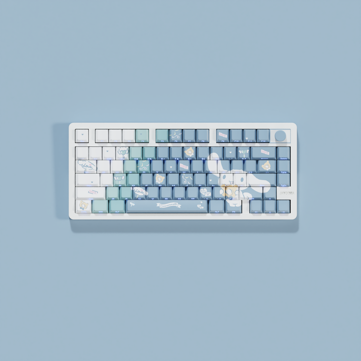 玉桂狗 keycap set lifestyle photo