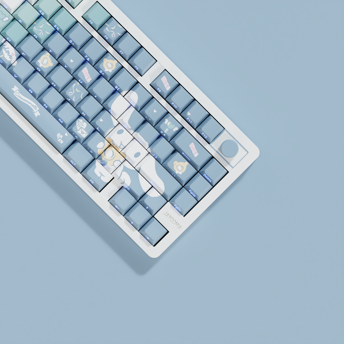 玉桂狗 keycap set lifestyle photo