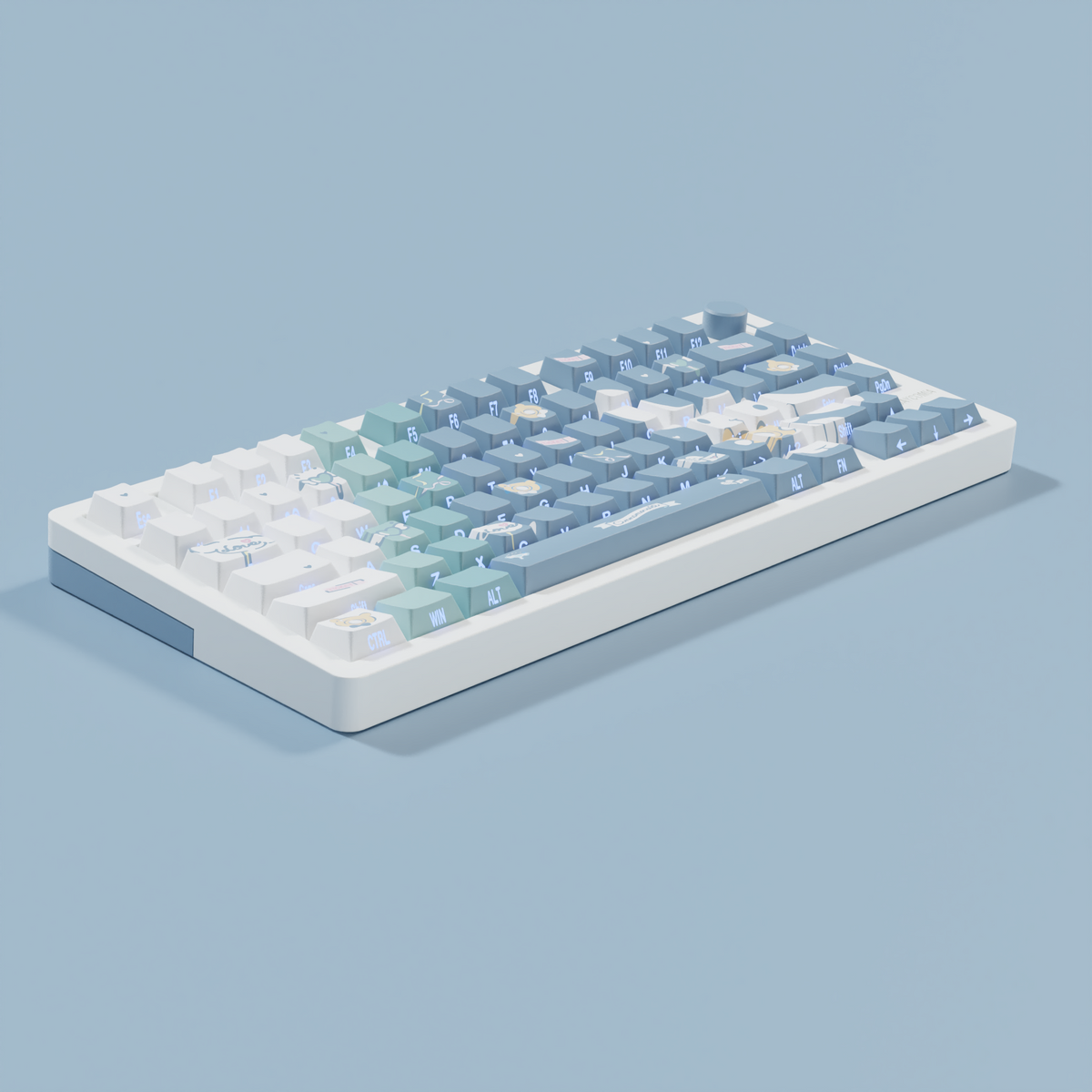 玉桂狗 keycap set lifestyle photo