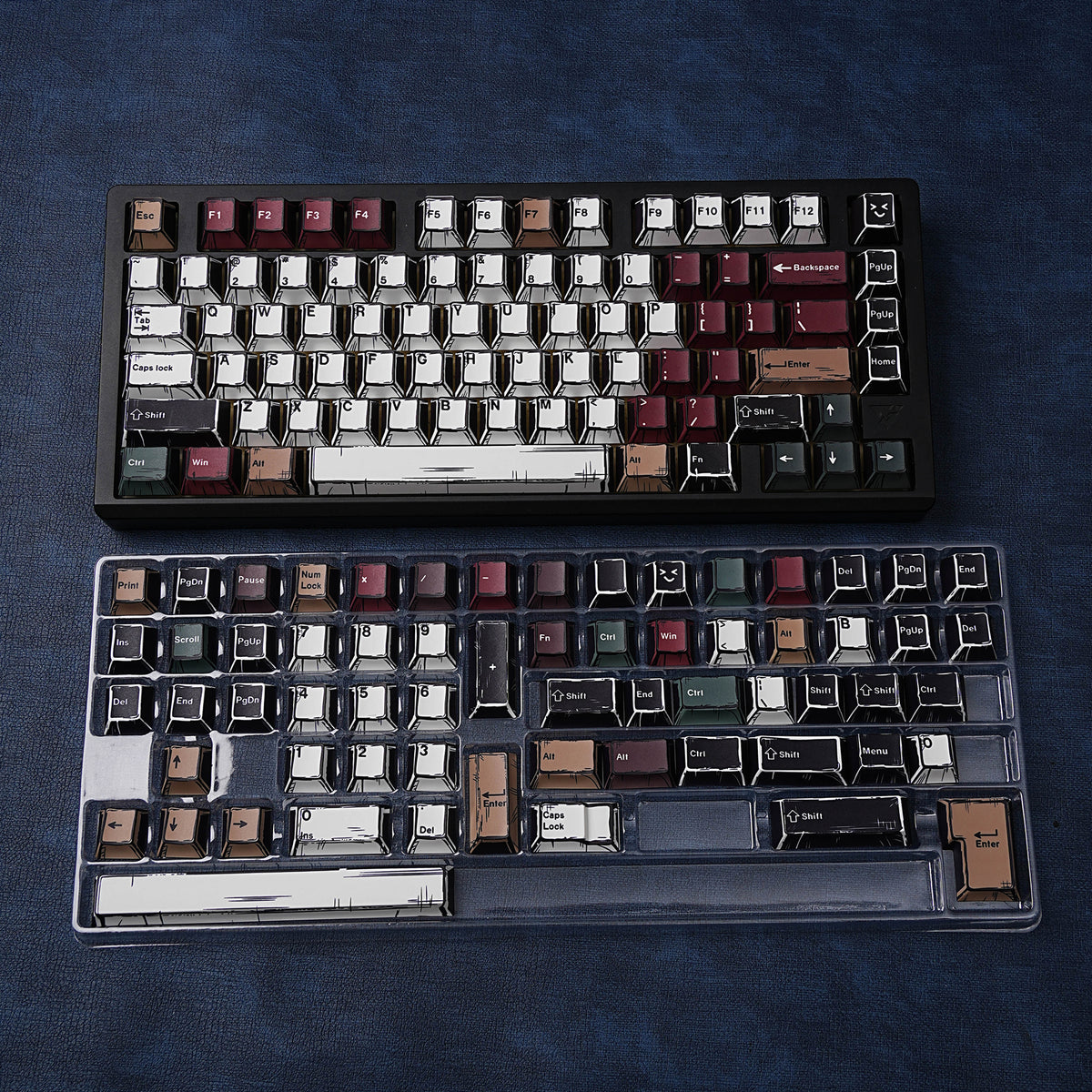 漫画混灯 keycap set lifestyle photo
