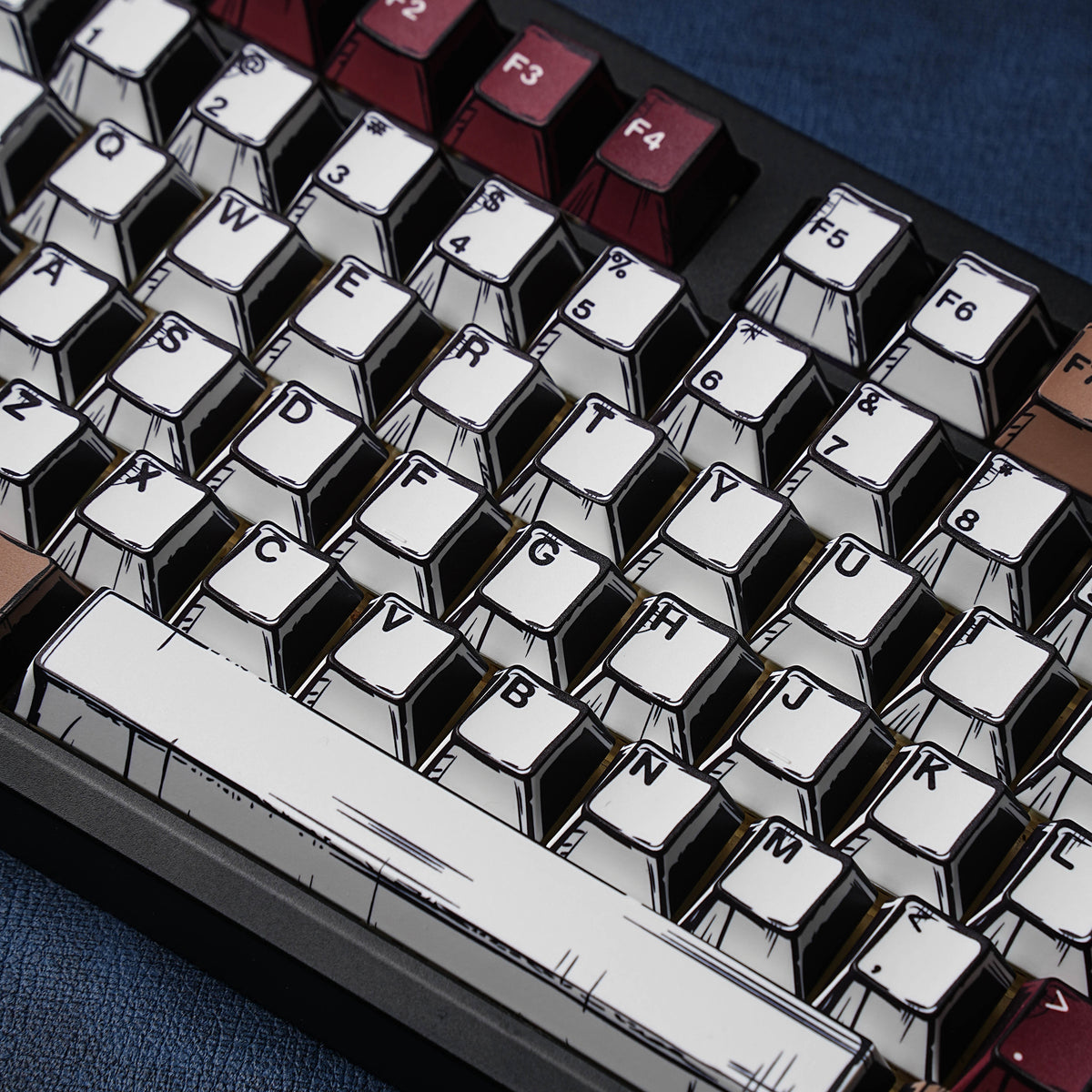 漫画混灯 keycap set lifestyle photo