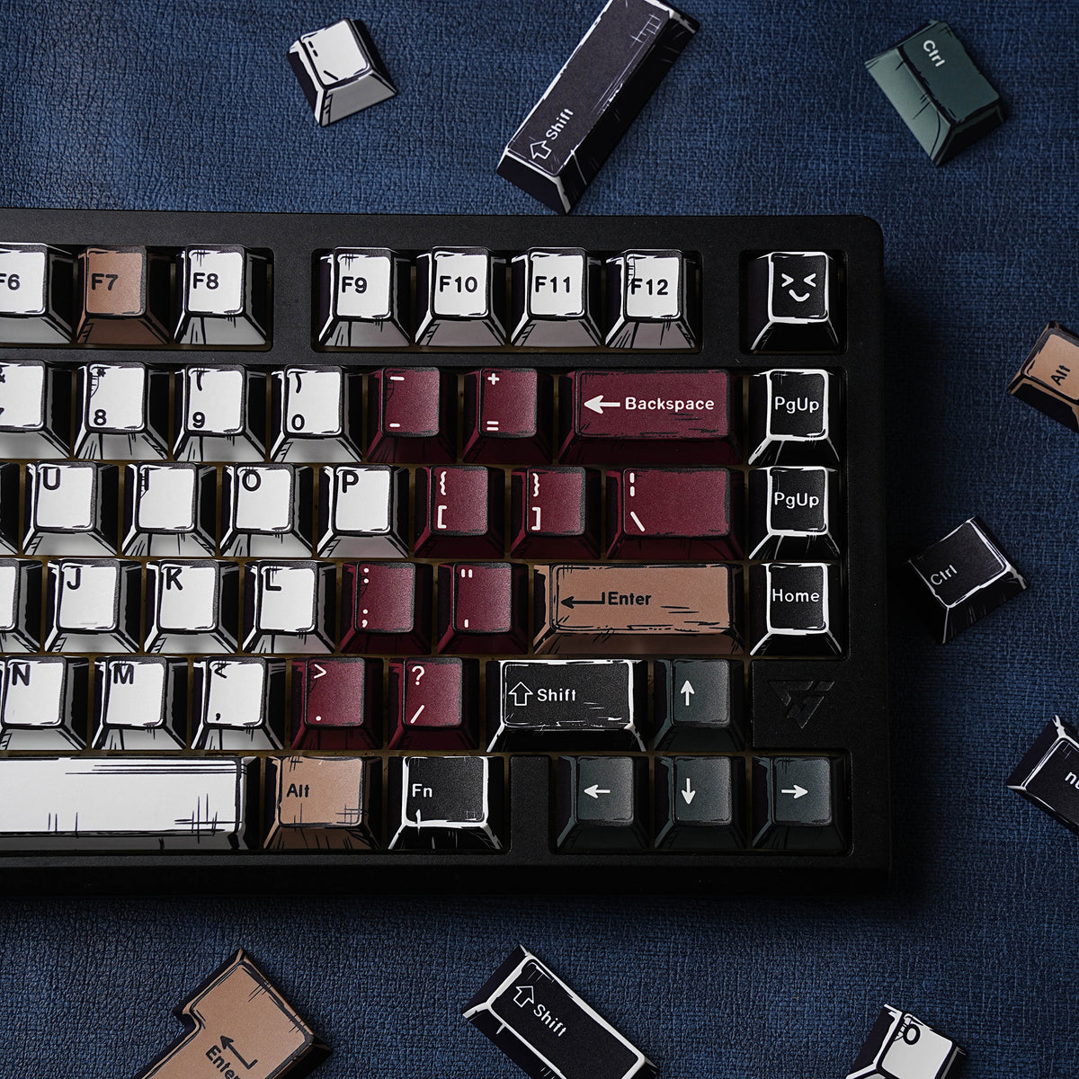 漫画混灯 keycap set lifestyle photo