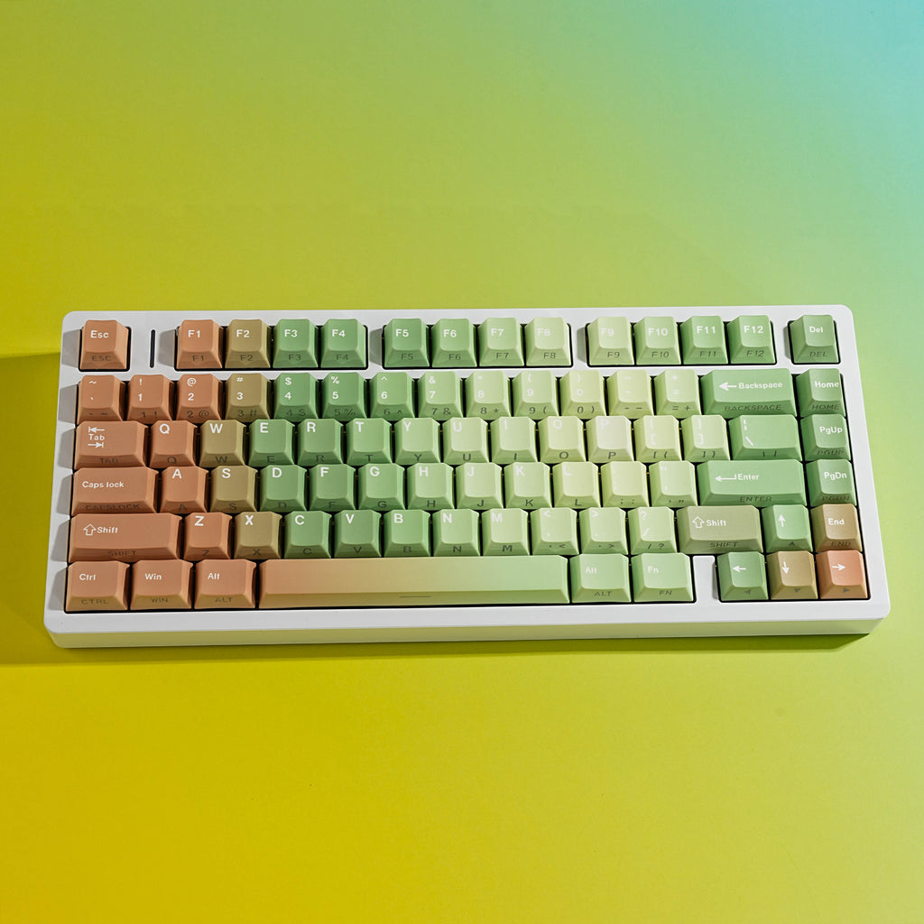 沙漠绿洲 keycap set lifestyle photo
