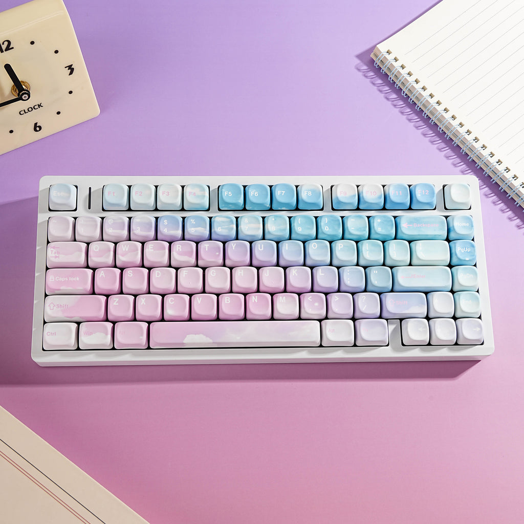 天空 keycap set lifestyle photo