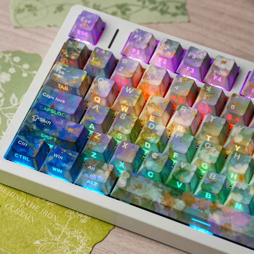 Drifting Bloom keycap set 1