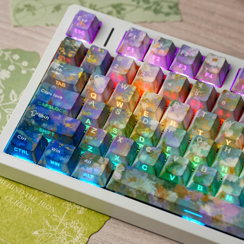 Drifting Bloom keycap set 1