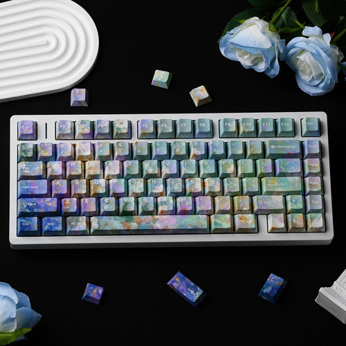 Drifting Bloom keycap set