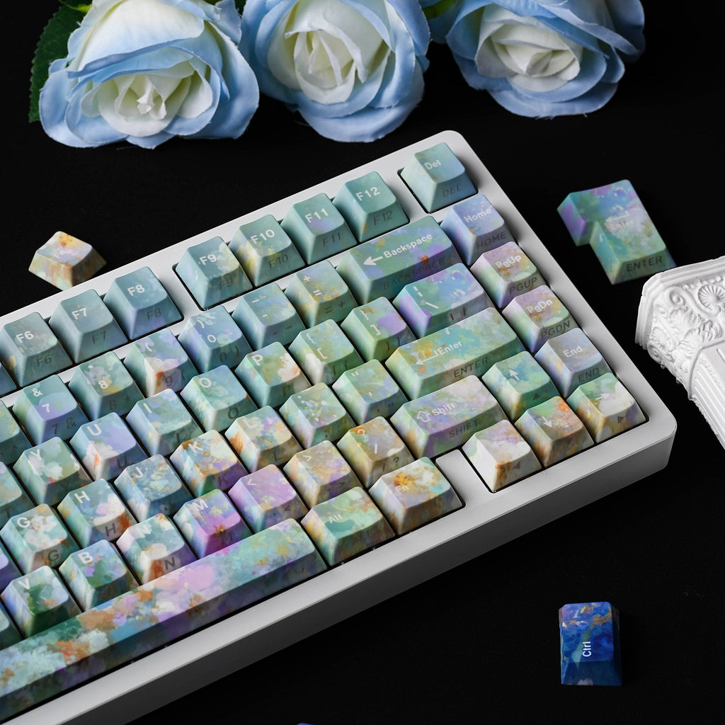 Drifting Bloom keycap set 3