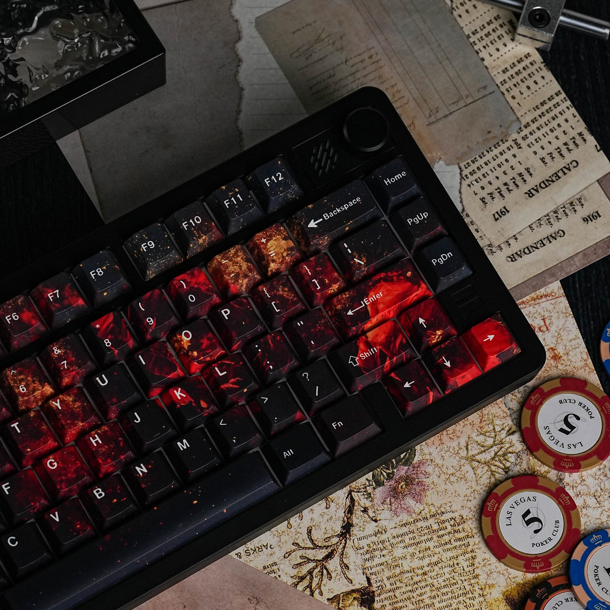 Ember Rose keycap set