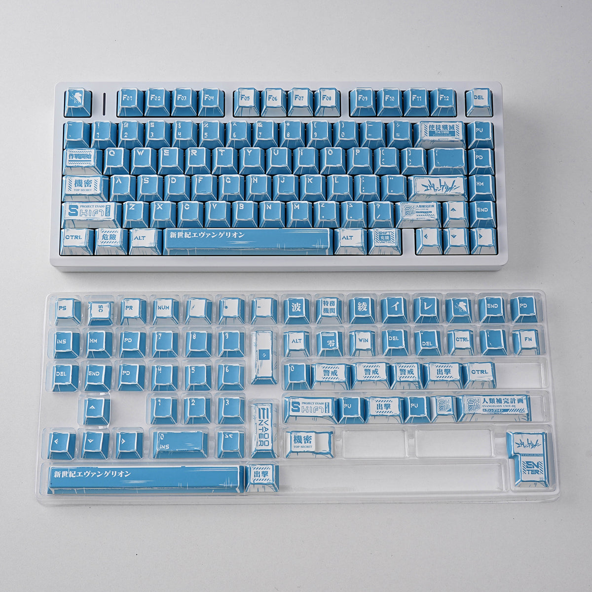 EVA00 keycap set lifestyle photo