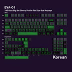 EVA-01 — Cherry Non-translucent PBT Keycap Set