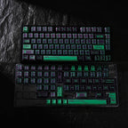 EVA01 keycap set lifestyle photo