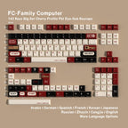 Famicom — Cherry Non-translucent PBT Keycap Set
