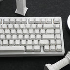Jaycomia Feather White Cherry LAS PBT keycap set