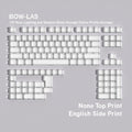 Feather White — Set de keycaps PBT Cherry LAS