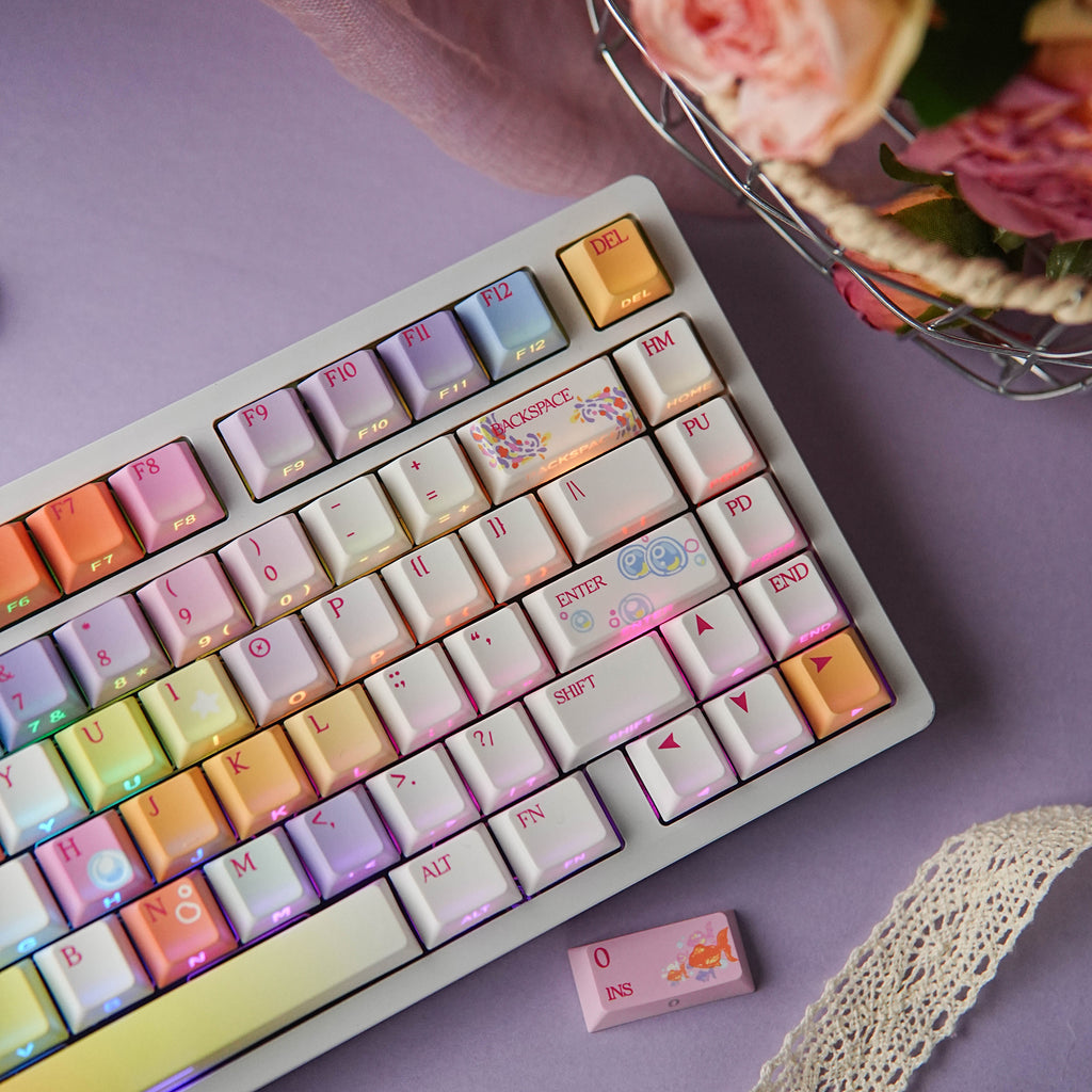 Fireworks — Set de keycaps PBT Cherry Side-lit