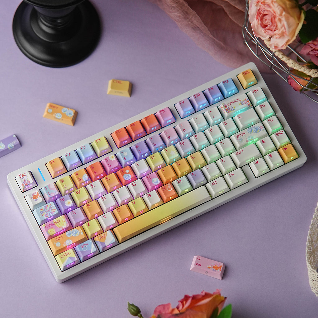 Fireworks — Set de keycaps PBT Cherry Side-lit