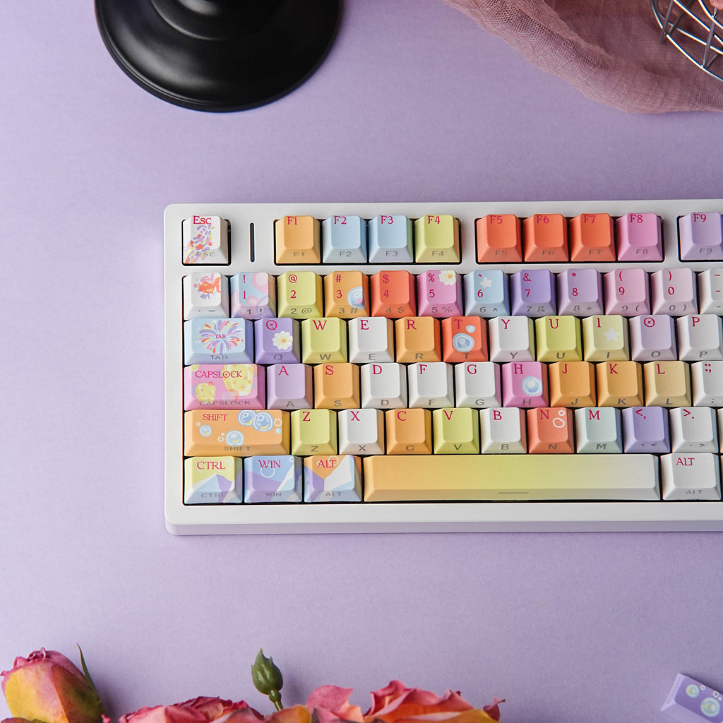 Fireworks — Set de keycaps PBT Cherry Side-lit