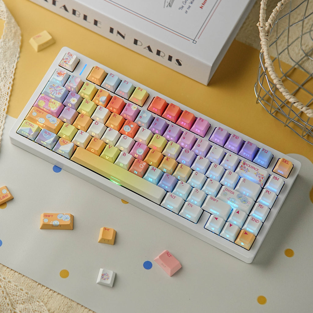 Fireworks — Set de keycaps PBT Cherry Side-lit
