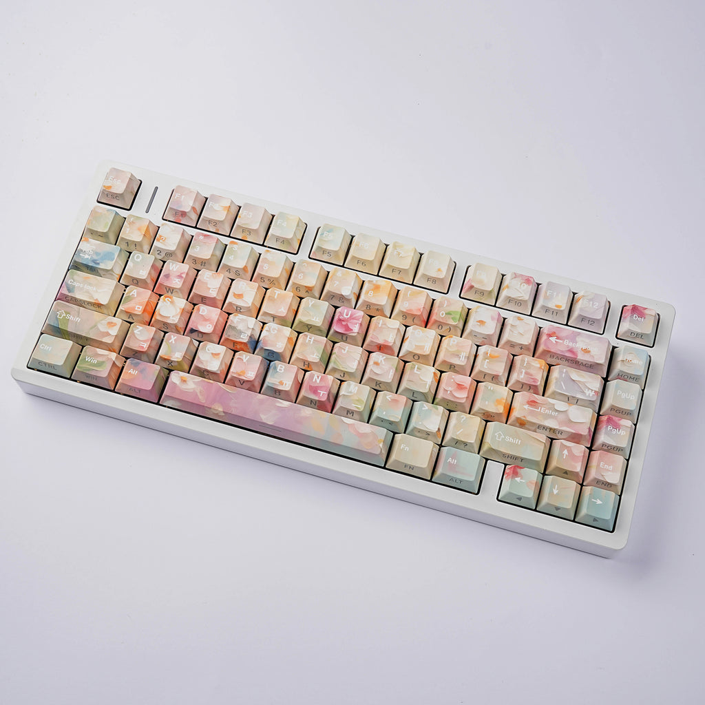花园 keycap set lifestyle photo