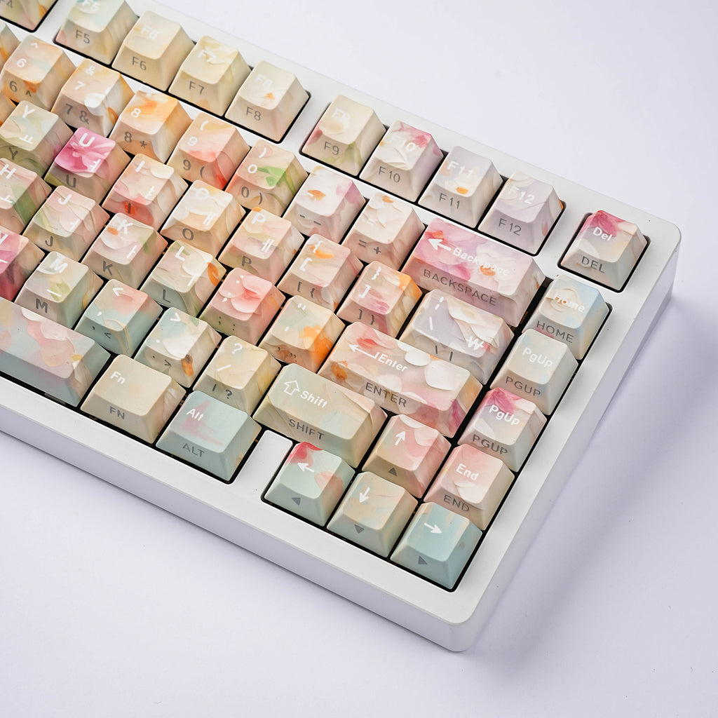 花园 keycap set lifestyle photo
