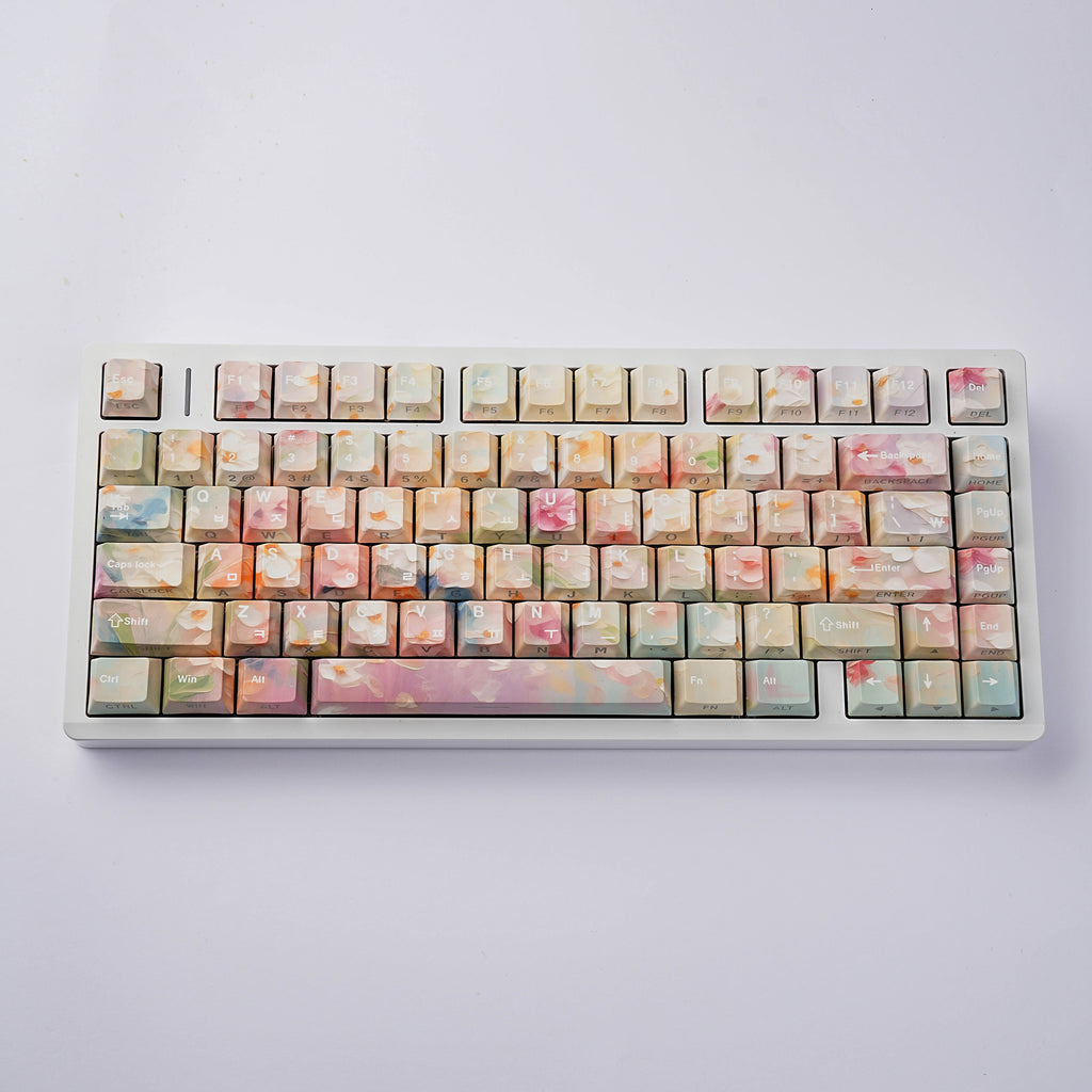 花园 keycap set lifestyle photo