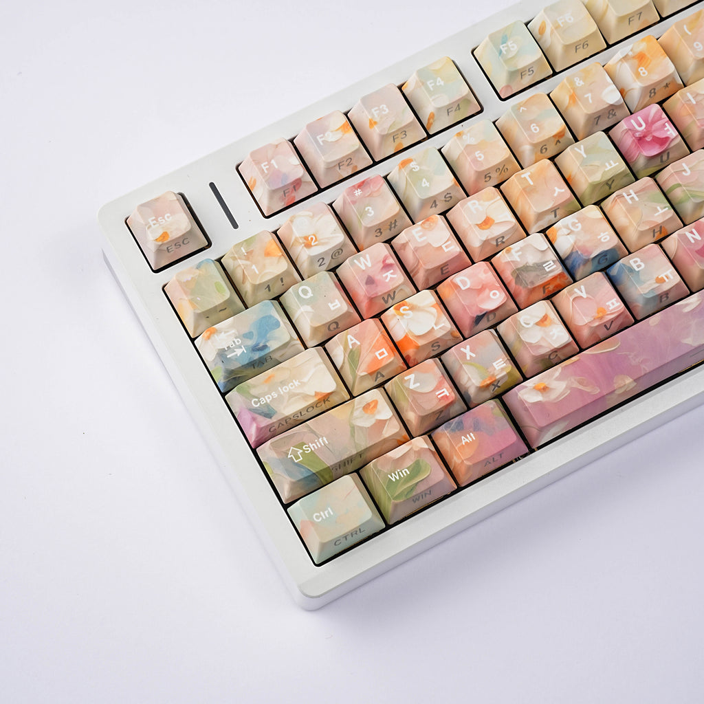 花园 keycap set lifestyle photo