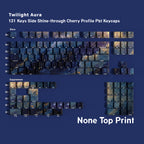 Golden Nightfall — Cherry Side-lit PBT Keycap Set