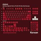 Ham Red — Cherry Non-translucent PBT Keycap Set