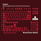 Ham Red — Cherry Non-translucent PBT Keycap Set