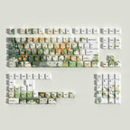 Hydrangea Field keycap set — French layout