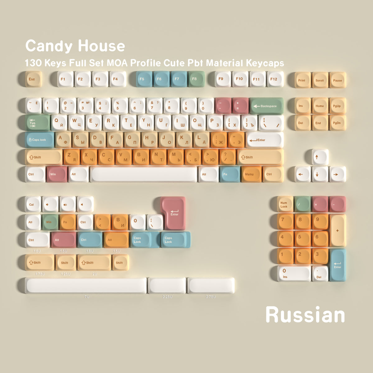 Jelly iOS — MOA PBT Keycap Set