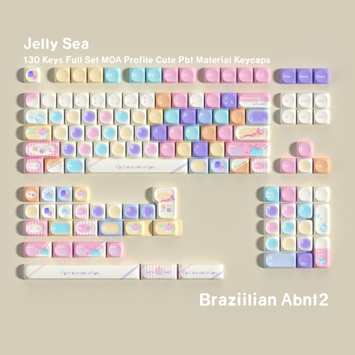 Jelly Sea — MOA PBT Keycap Set
