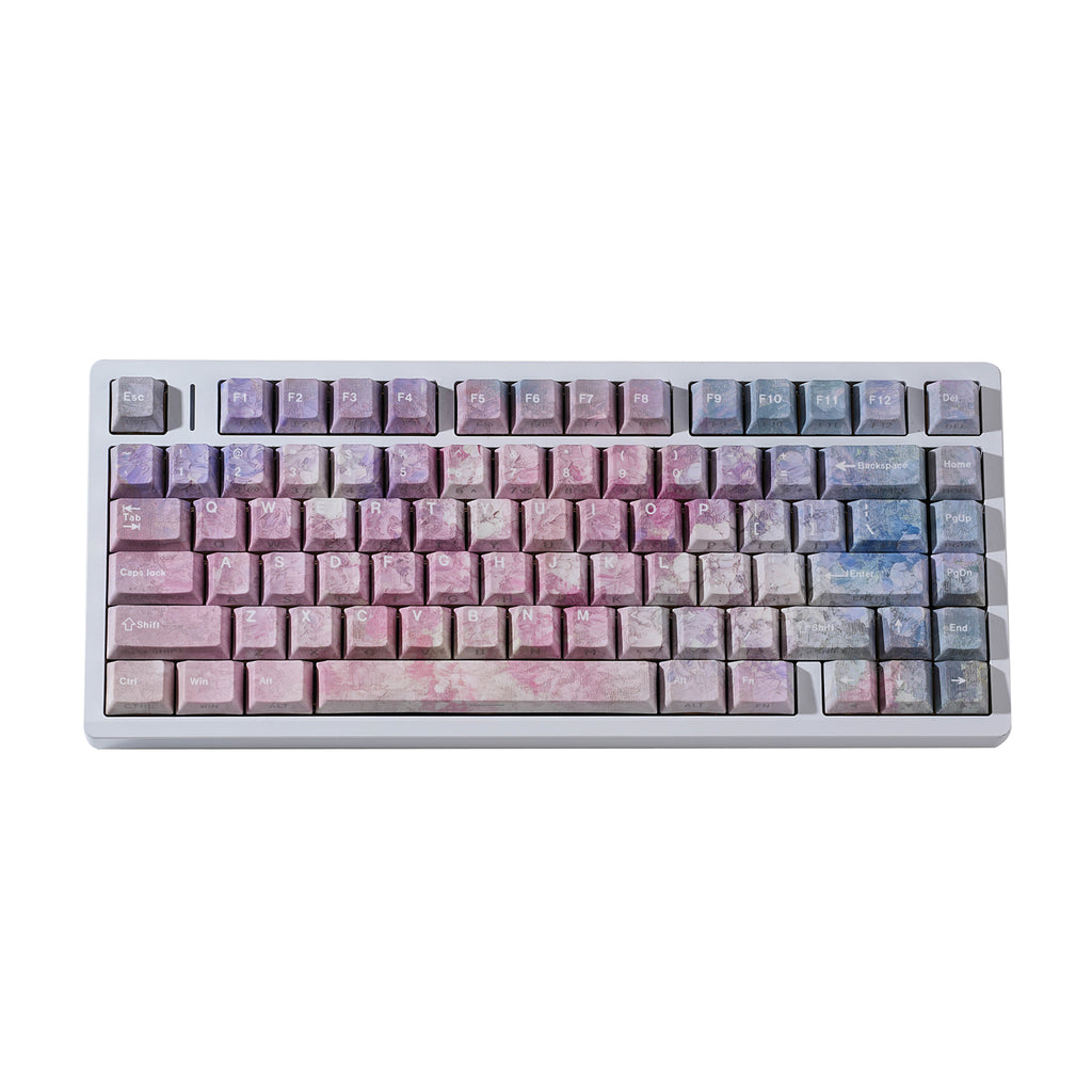 Lavender Bloom — Set de keycaps PBT Cherry Side-lit