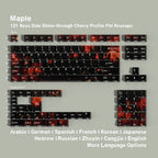 Maple — Набор кейкапов PBT Cherry Side-lit
